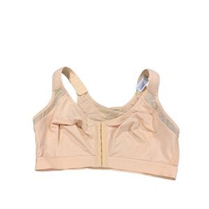 Delimira Womens Front Closure Adjustable Straps Full Coverage Wireless Bra 38DD